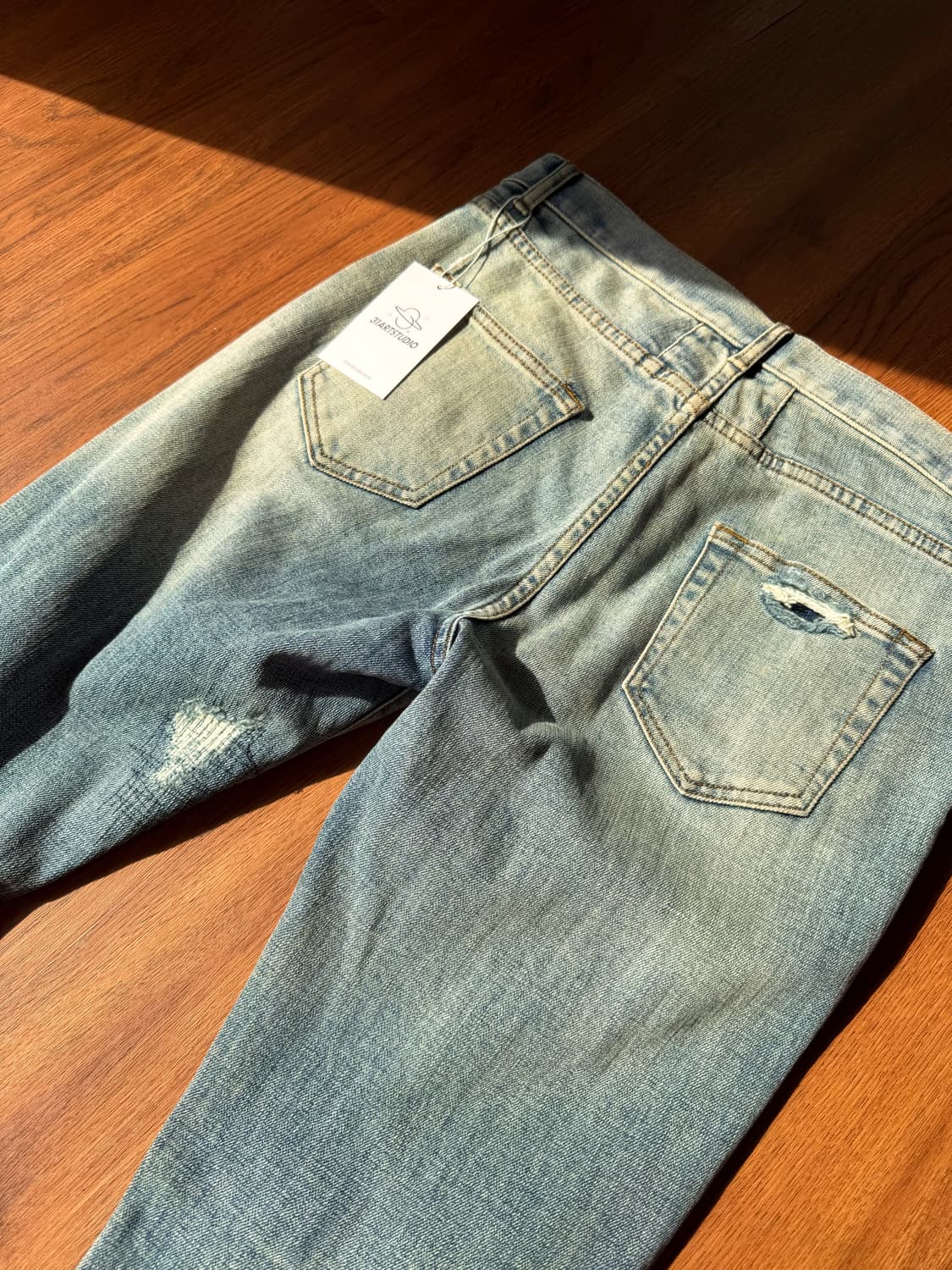 생로랑 17SS 데미지 데님 팬츠 상품이미지7