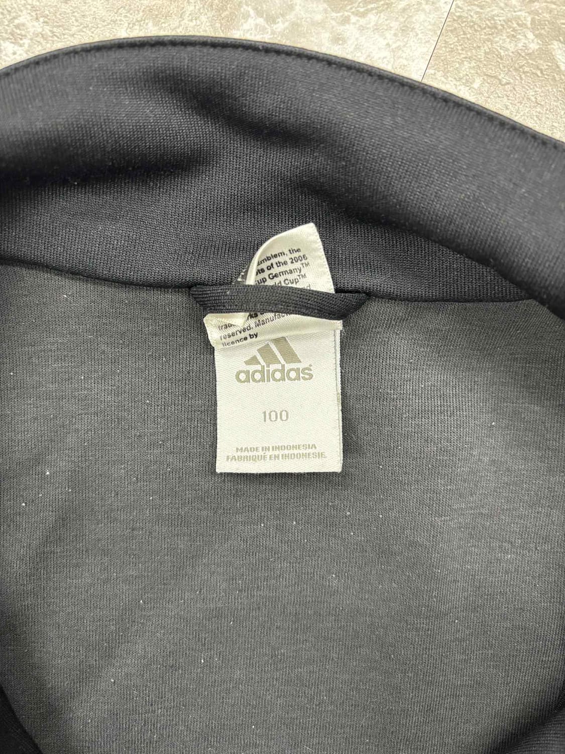 아디다스 독일 국대 05/06올드 유니폼 3성 블랙 검빨 트랙탑 희귀져지 상품이미지4