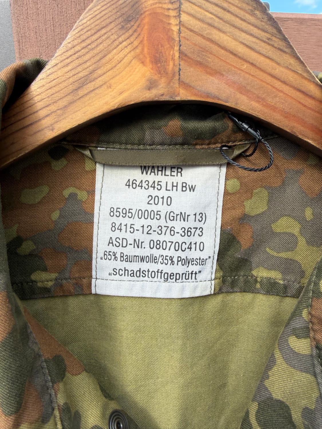 Germany Flecktarn Shirt(Made in Germany) 상품이미지6