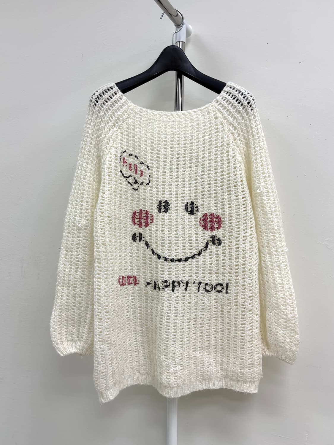 빈티지 아이보리 키치 니트 상품이미지4