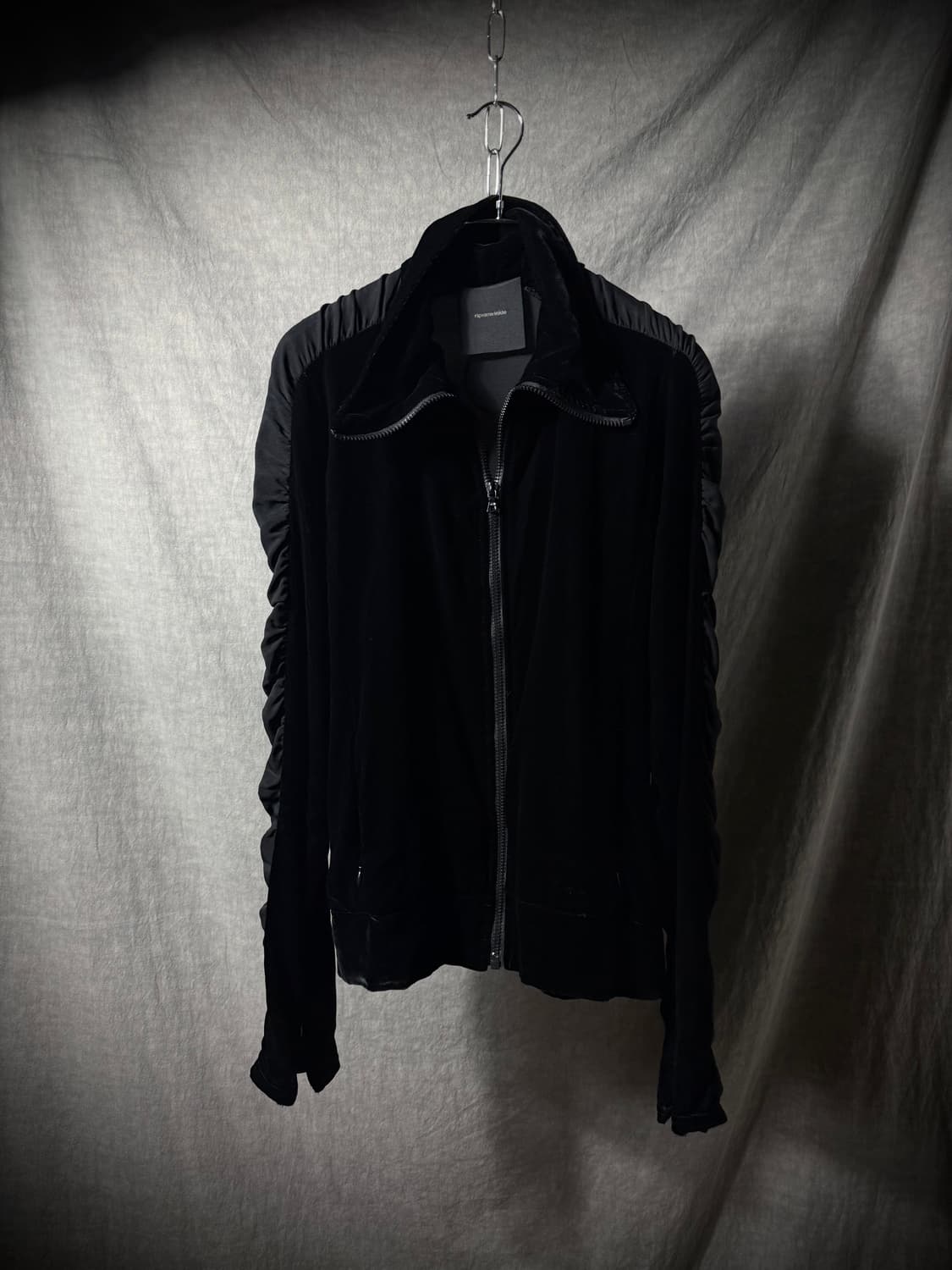 Ripvanwinkle Velour Gathered Arm Zip  상품이미지2