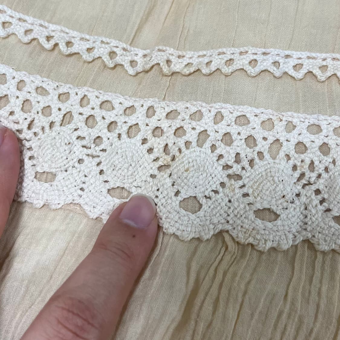 모리걸 일본 빈티지 레이스 롱스커트 상품이미지6