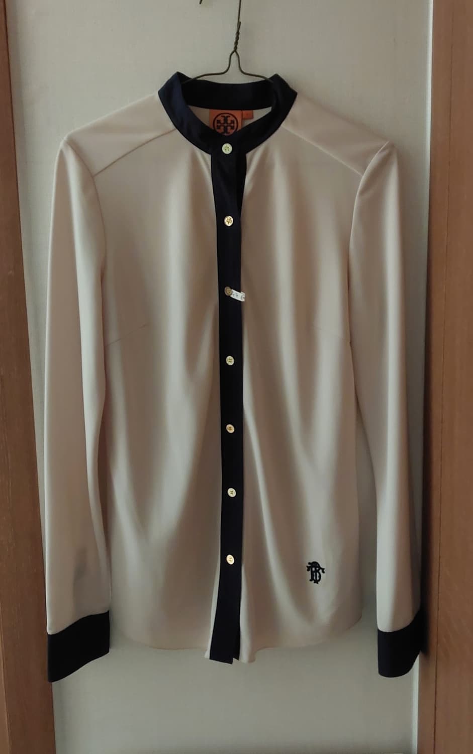 토리버치 아이보리 긴팔 블라우스 S 상품이미지1