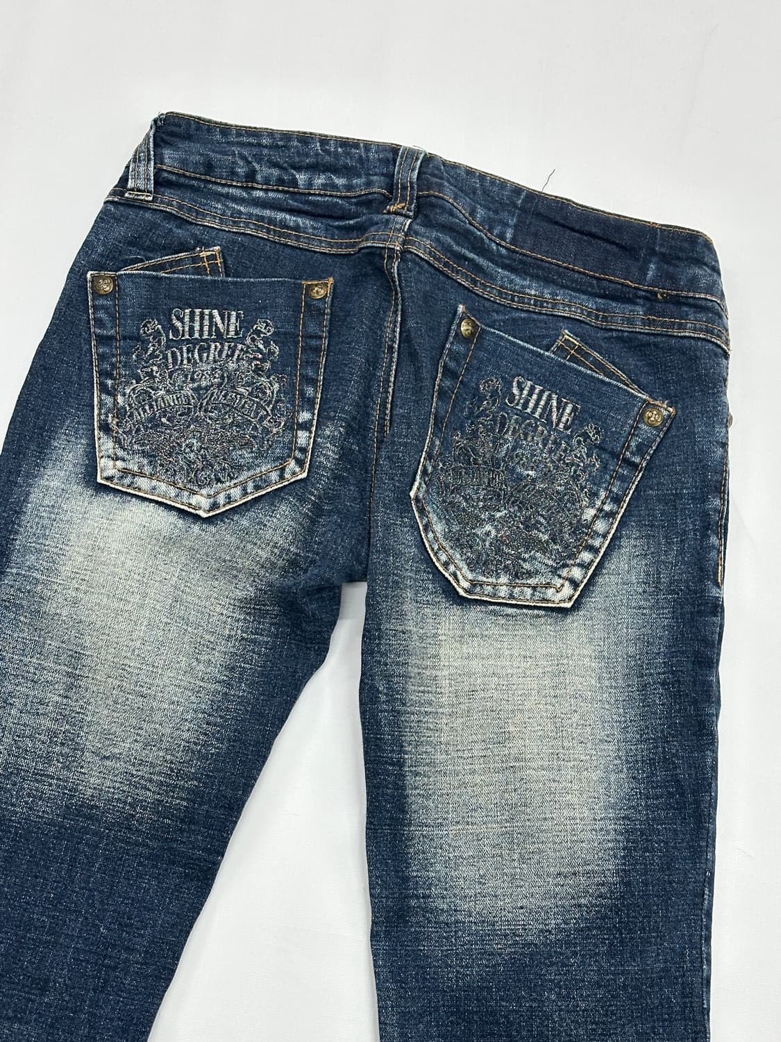 ⭐️y2k 오네갸루 빈티지 워싱 세미 부츠컷 ⭐️재팬 빈티지 백포인트 ㅈ 상품이미지6