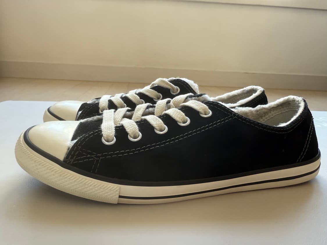 [새상품.240] CONVERSE 퍼 스니커즈 컨버스 운동화 캔버스 상품이미지5