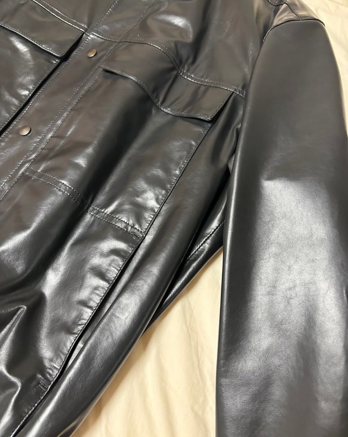 르메르 23ss 레더 블루종 상품이미지4