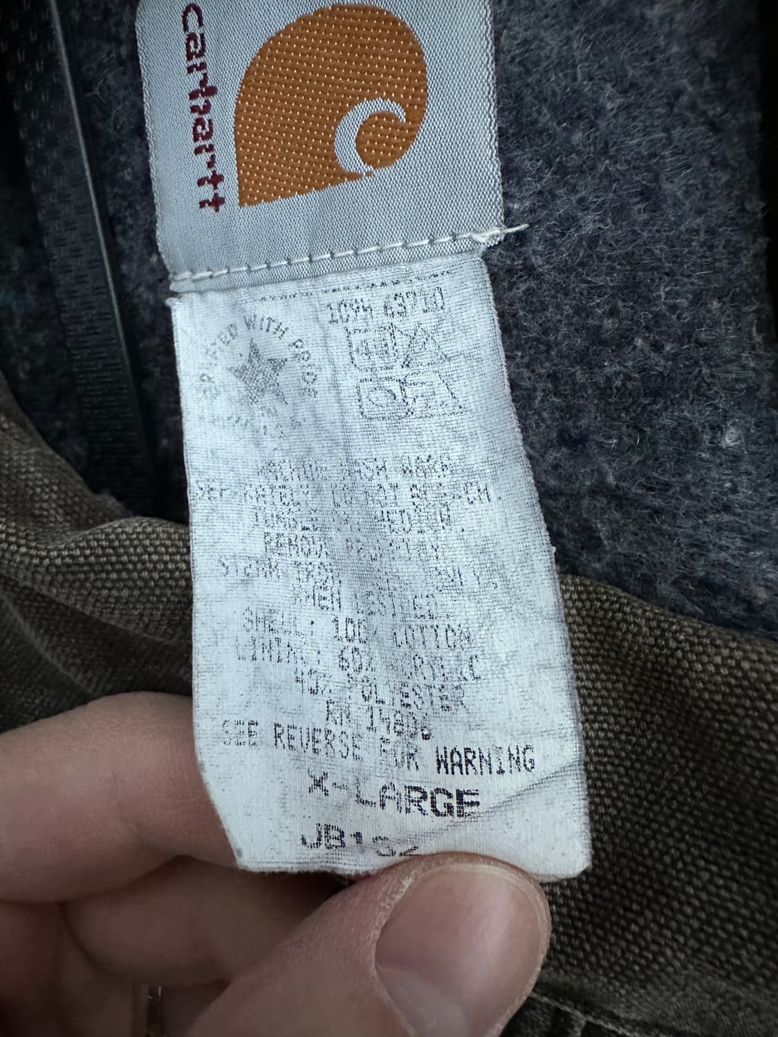 (XL)칼하트 트러커 워크자켓 JB162 상품이미지4