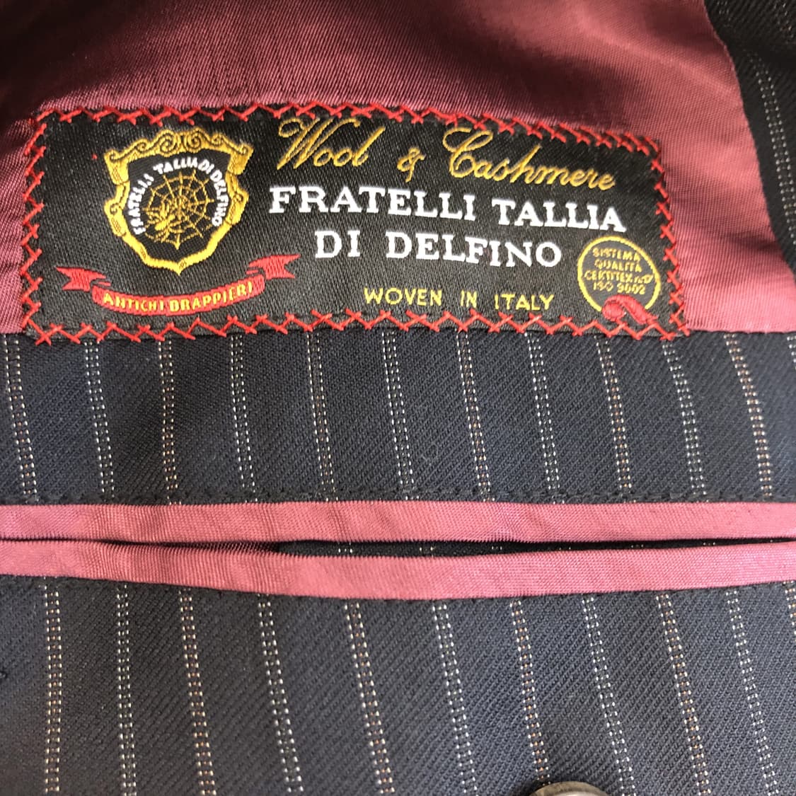 blvd 이태리 프라텔리 디 델피노 더블 블레이져 95 상품이미지6