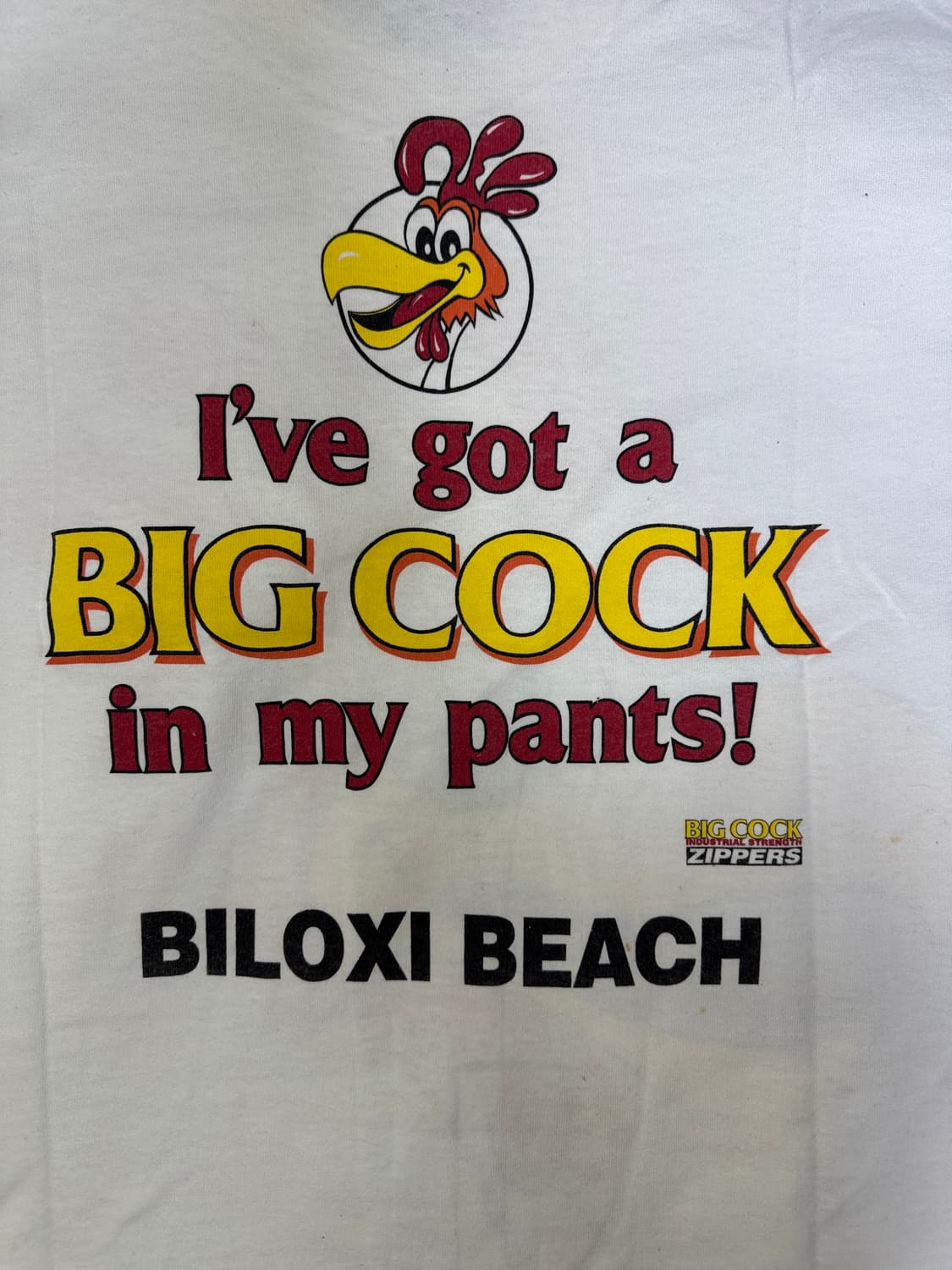 빈티지 90s cock 프린팅 티셔츠 L 상품이미지6