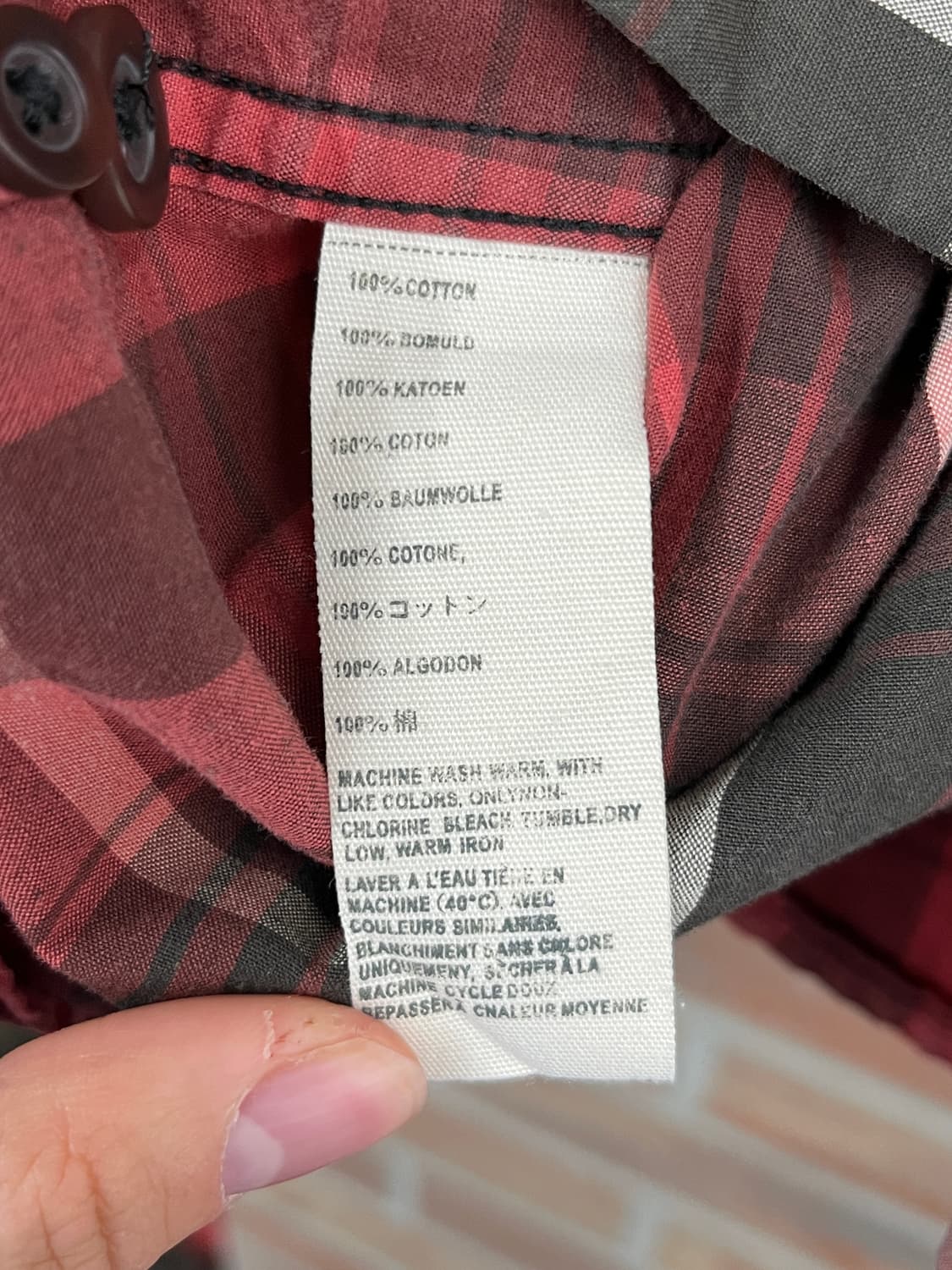 아베크롬비 체크 셔츠 상품이미지10