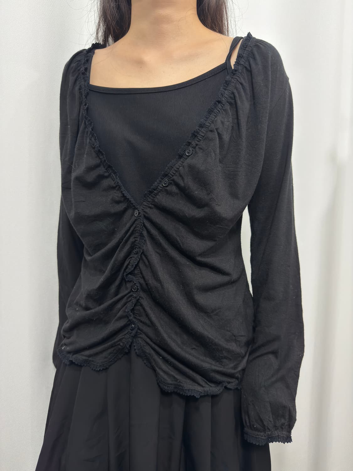 shirring cardigan 상품이미지2