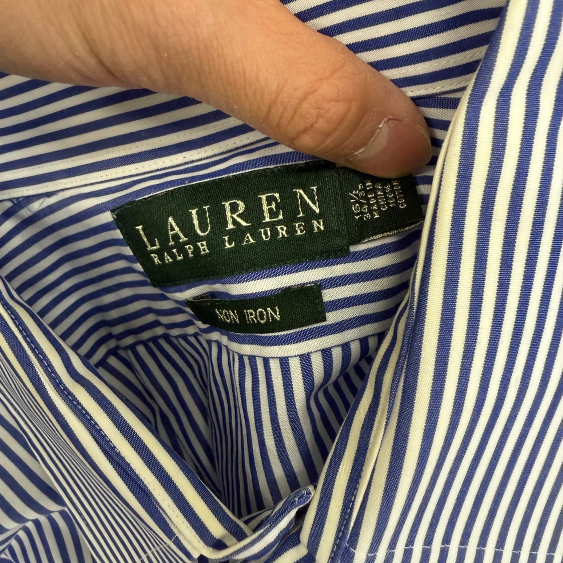 [16 1/2] 폴로랄프로렌 블루 스프라이트 셔츠 0109T1 상품이미지3