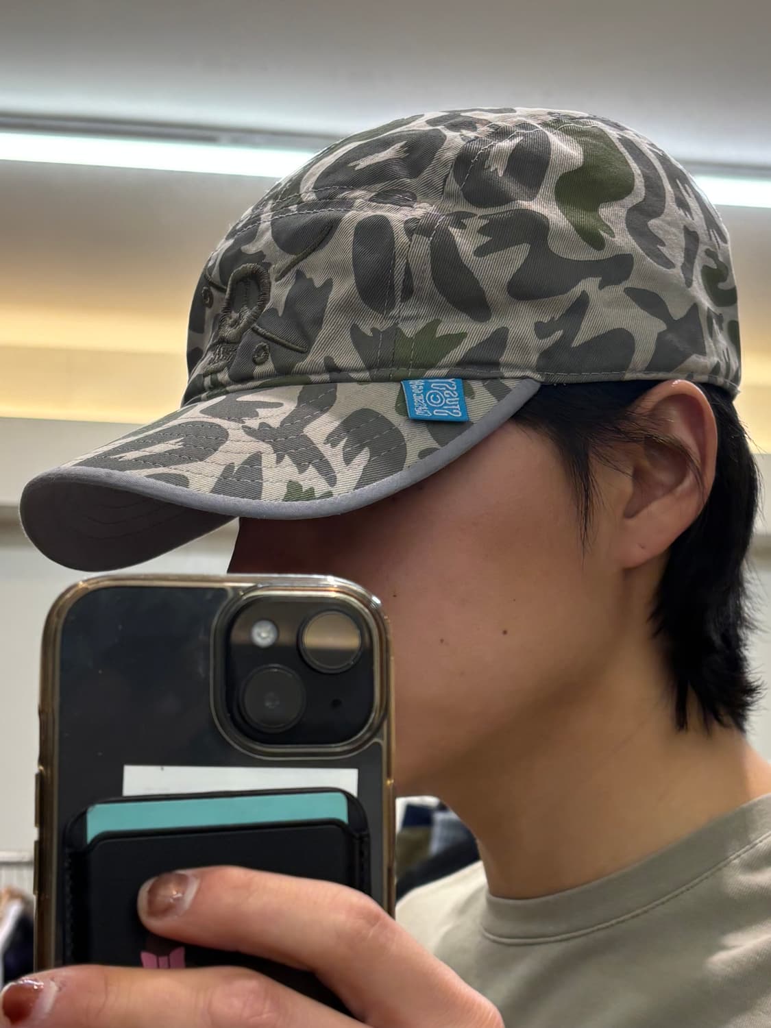 00s 스투시 스컬 카모 캠프캡  상품이미지6