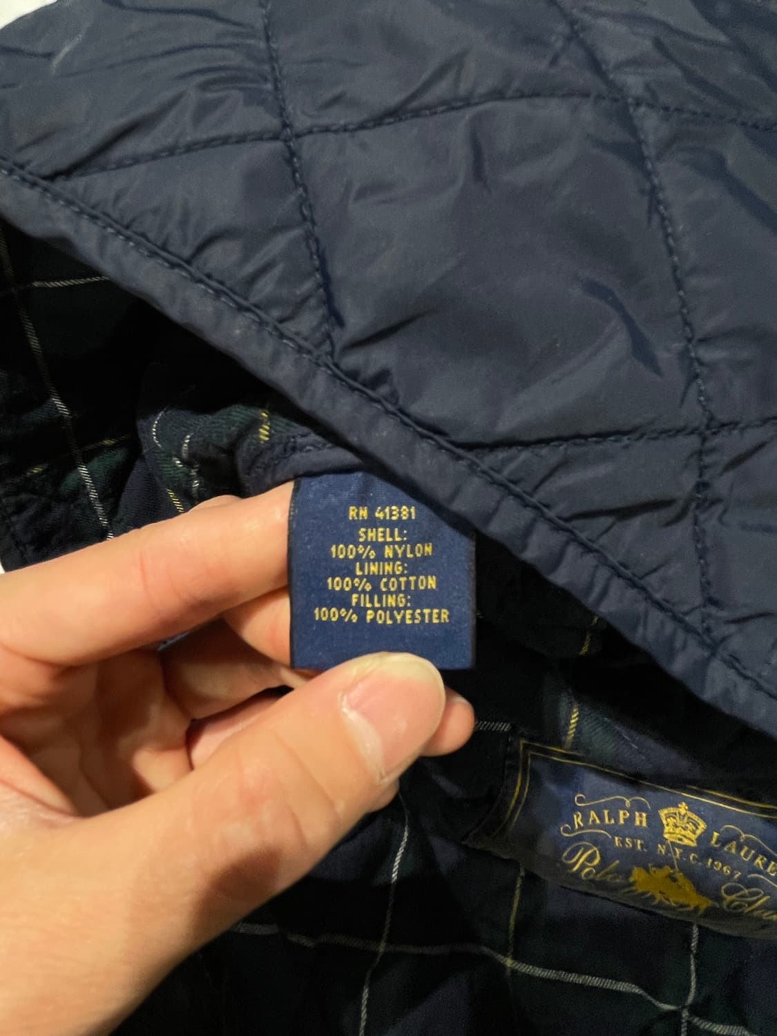 폴로 랄프로렌 네이비 나일론 퀼팅 베스트 상품이미지8