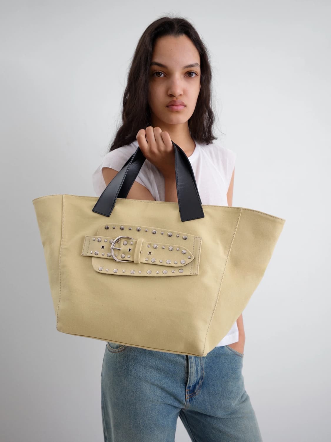 새제품 gimaguas maxi casilda canvas bag 상품이미지4