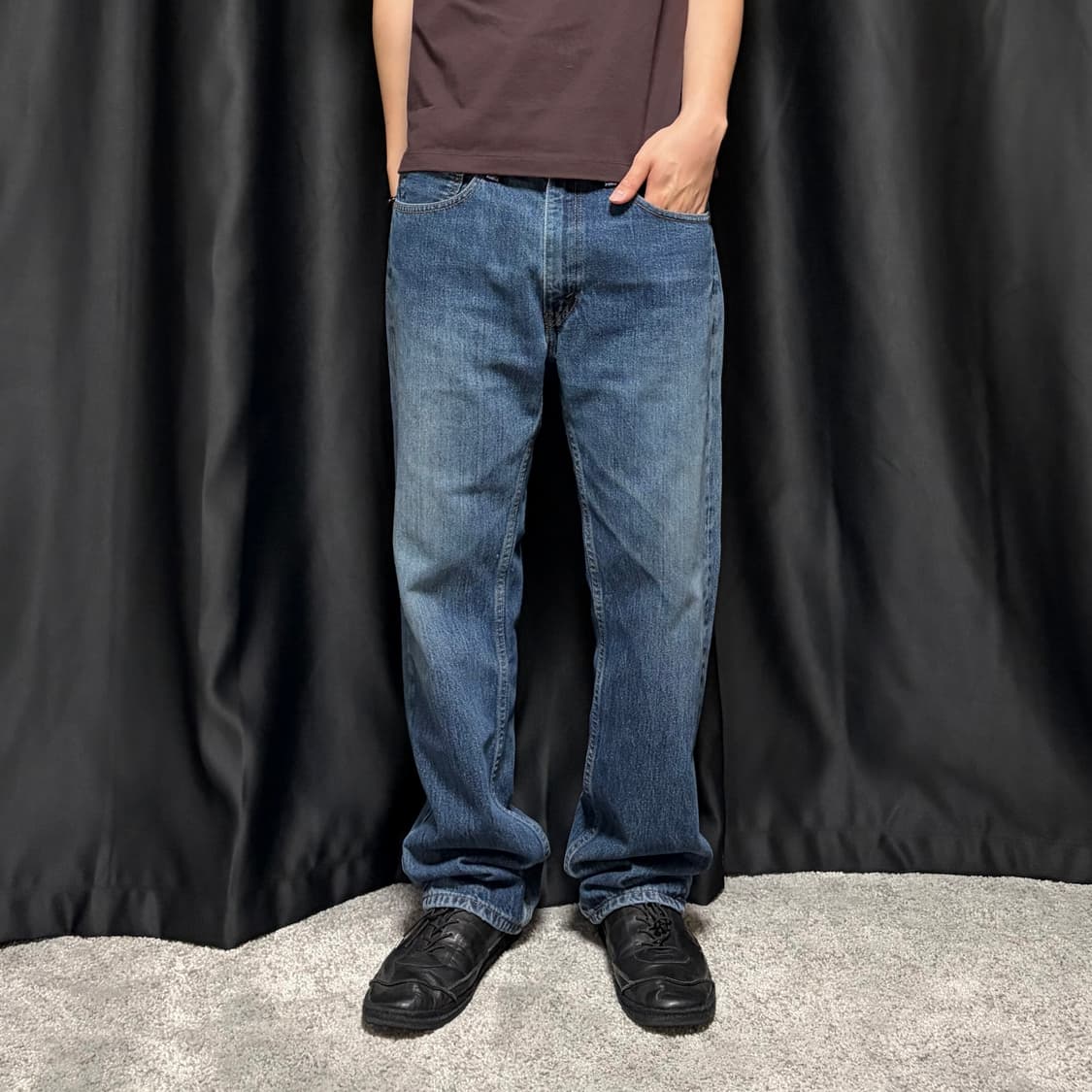 Levis 리바이스 505 레귤러 스트레이트 34/32 데님 상품이미지2