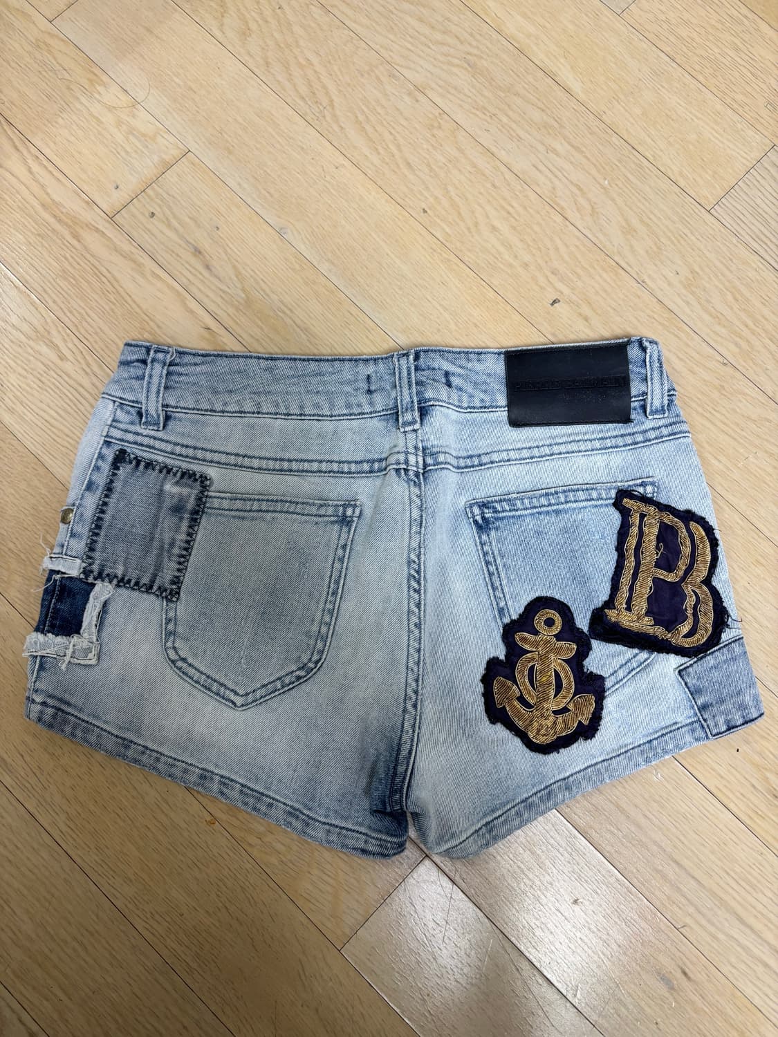 발망 데님 쇼츠 상품이미지2