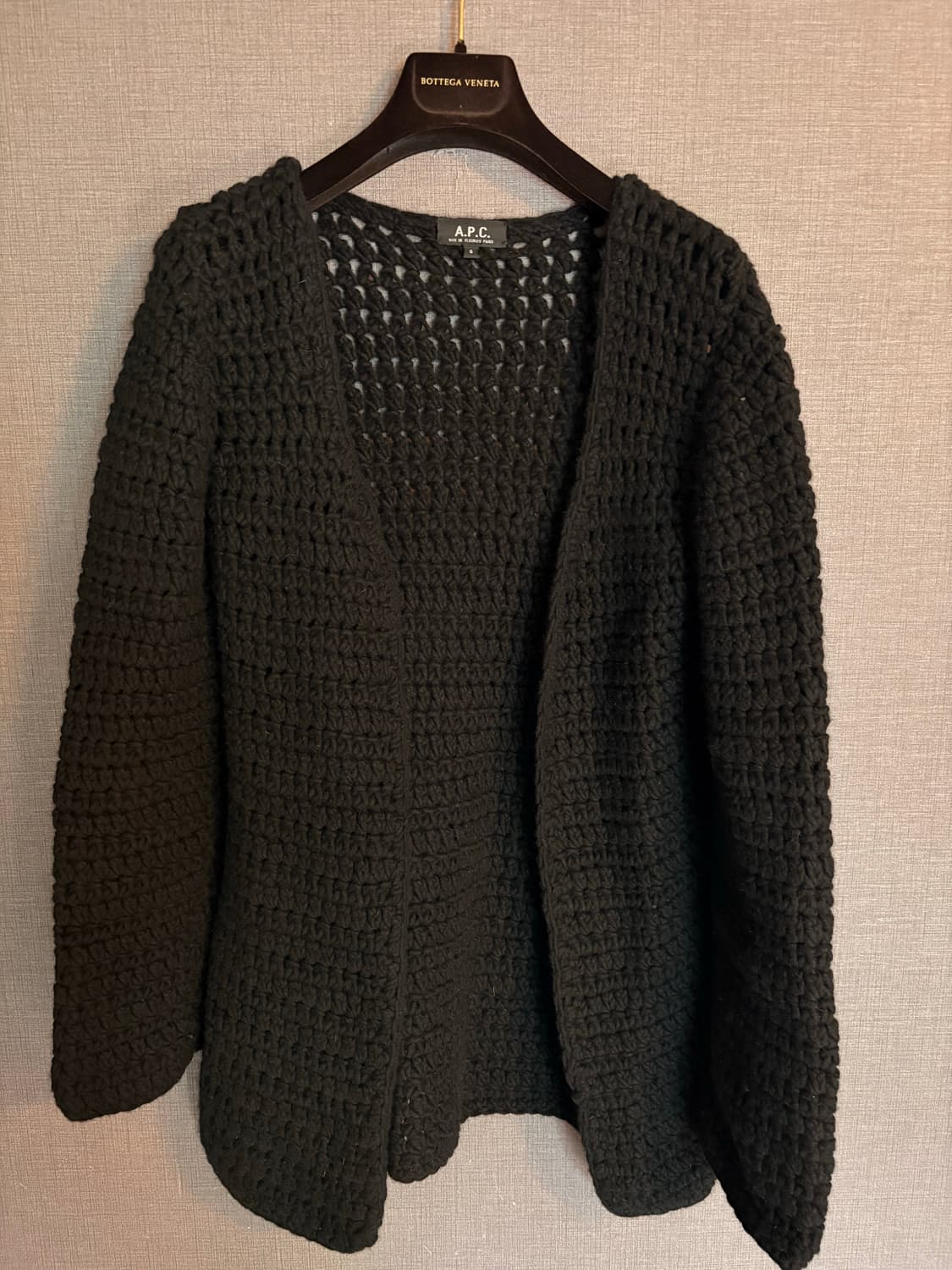 A.P.C. 니트 가디건 블랙 S 상품이미지1