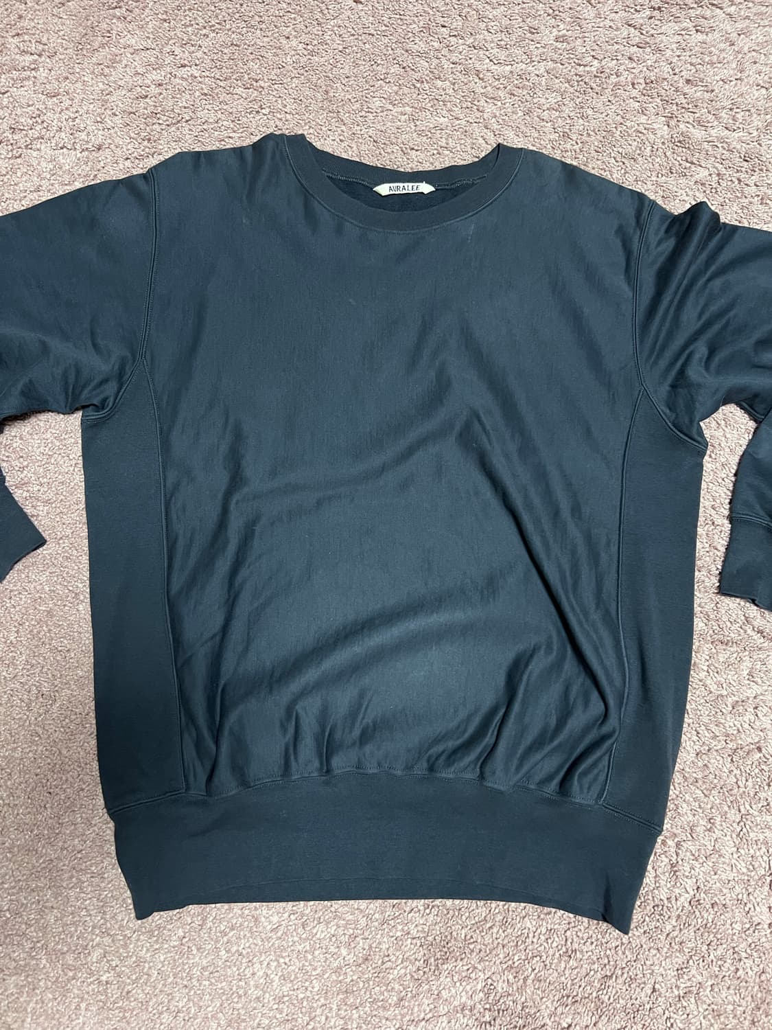 오라리 CUT AND SEWN 스웻셔츠 상품이미지1