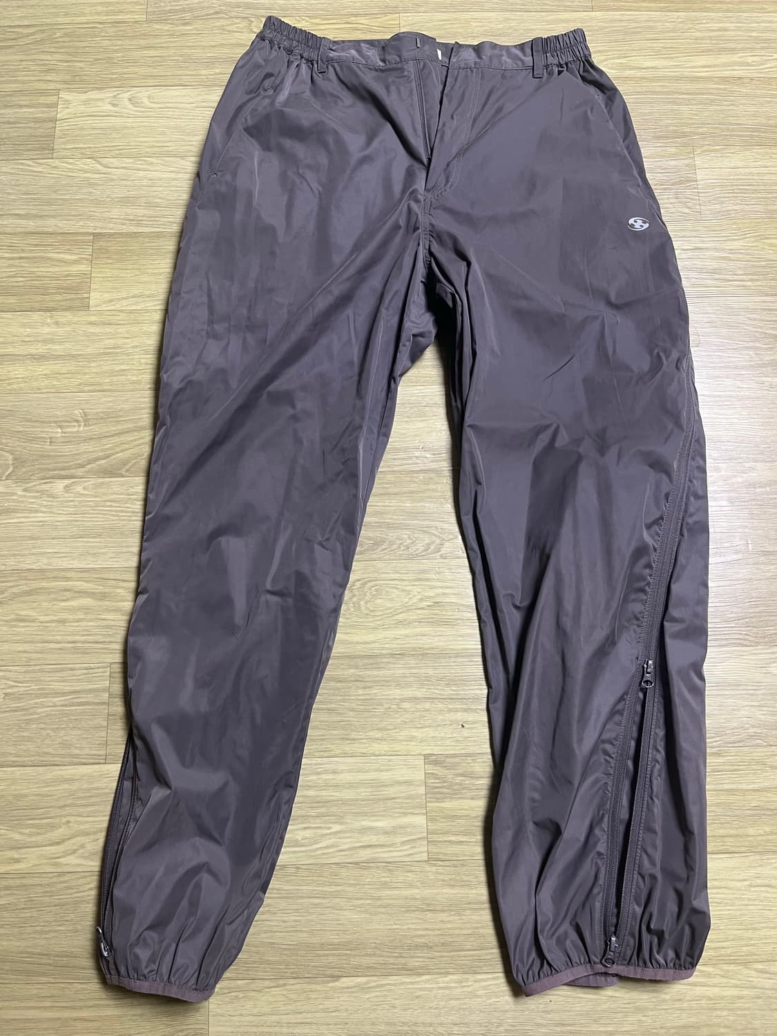 산산기어 지퍼 팬츠 다크 그레이-22w 상품이미지2