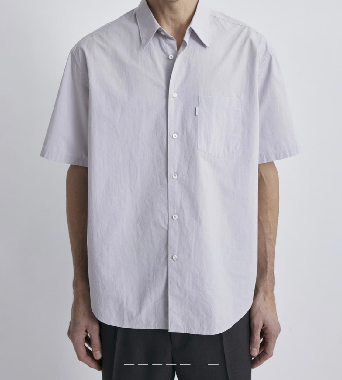 포터리 코튼 타입라이터 컴포트 반팔셔츠 상품이미지1