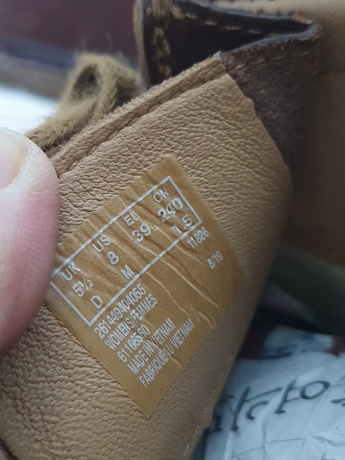 클락스 왈라비 브라운 레더 슈즈 240 상품이미지9