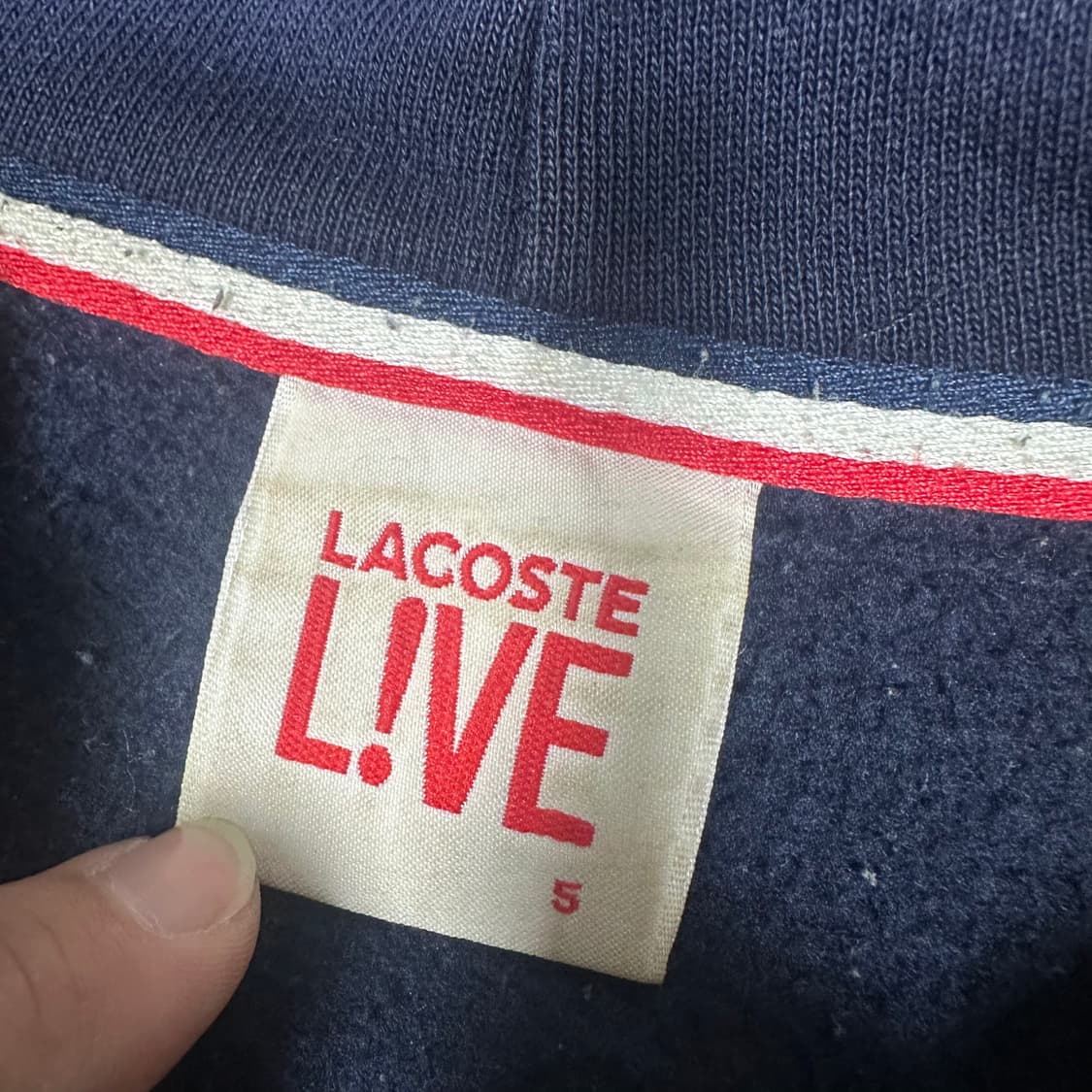 바배)라코스테 라이브 후드집업 상품이미지3