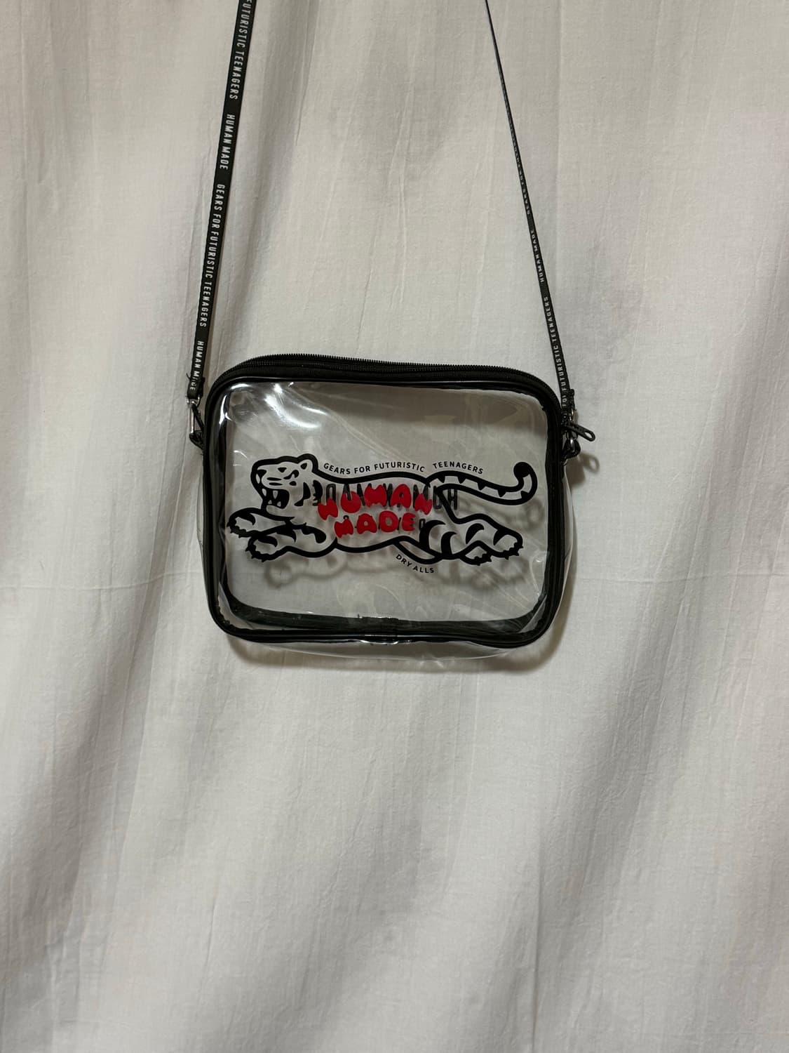 휴먼메이드 PVC 파우치 라지 클리어 카키 상품이미지1