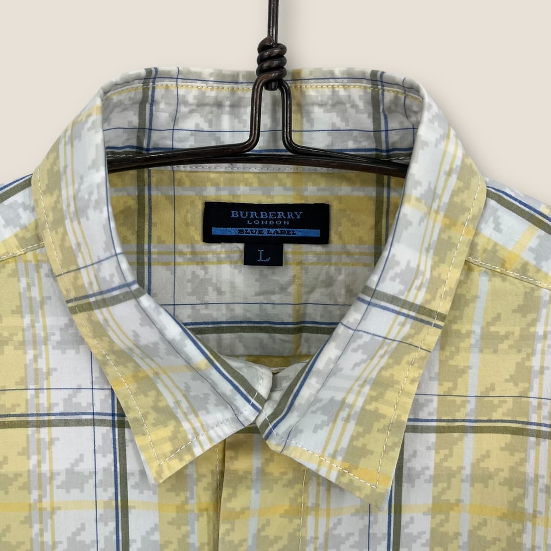 버버리 로고 체크패턴 반팔셔츠 상품이미지5