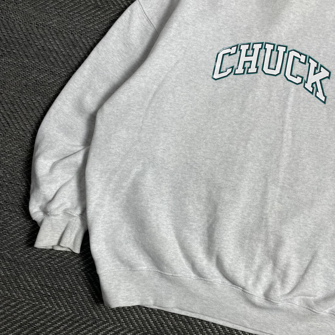 Chuck 아치로고 스웻 맨투맨 그레이o 4817 상품이미지3