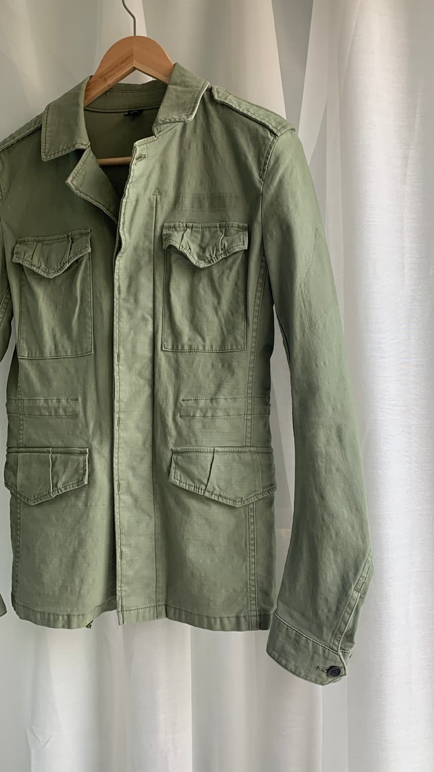 Khaki military jacket 상품이미지1