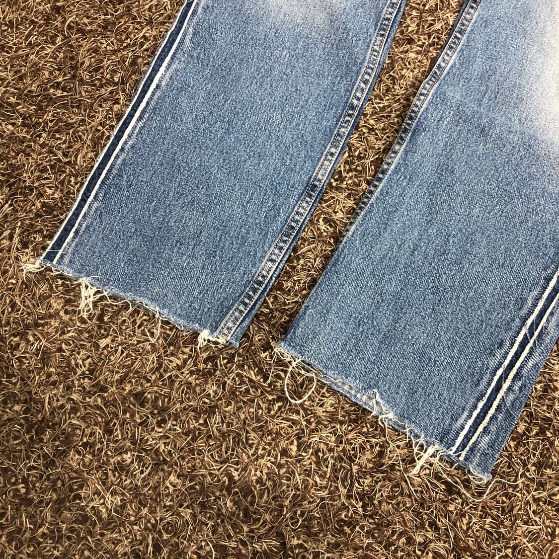 리바이스 511 사이드 나염 컷오프 워싱 데님 팬츠 상품이미지3