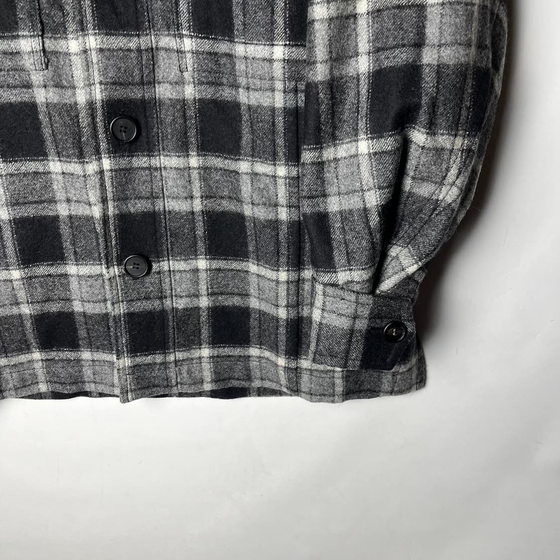 [Solid Homme] 21F/W 솔리드옴므 패디드 체크 자켓 상품이미지4