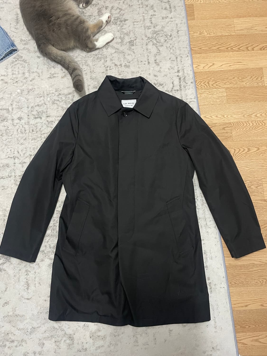 안감패딩 싱글코트  상품이미지3