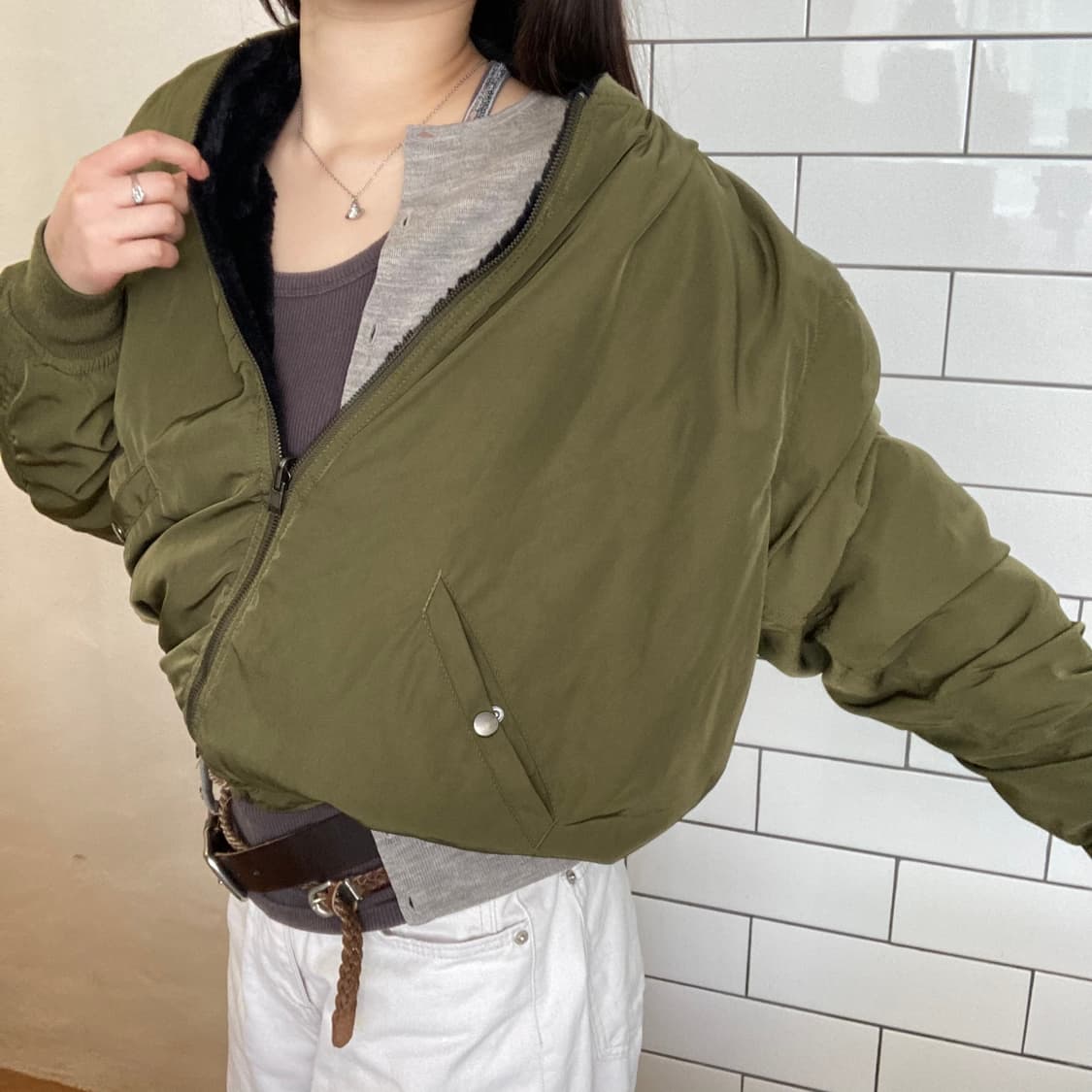 리버시블 항공 점퍼 상품이미지4