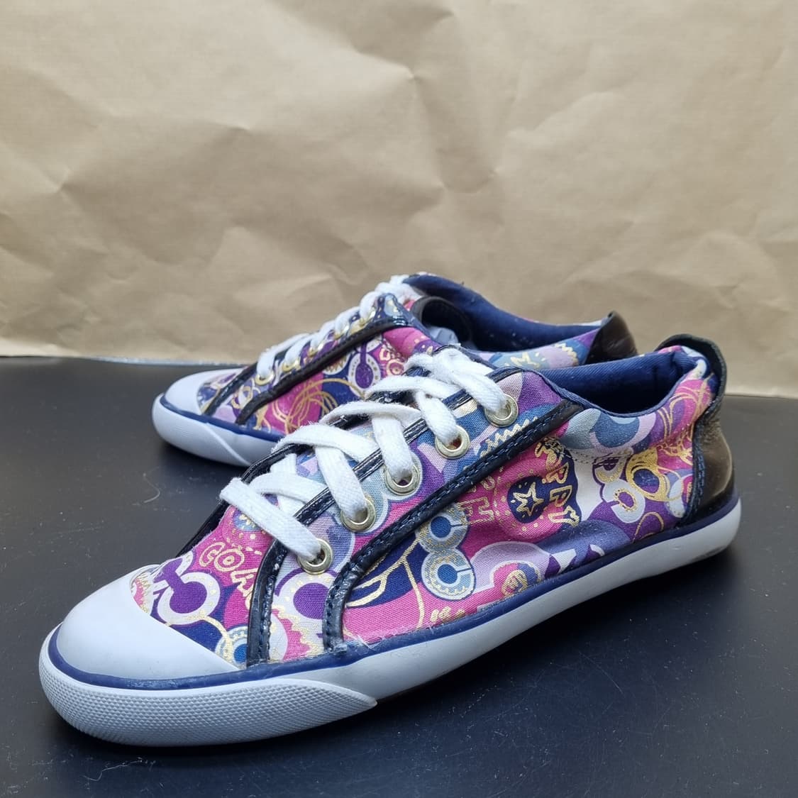 코치 멀티컬러 여성스니커즈235 상품이미지1