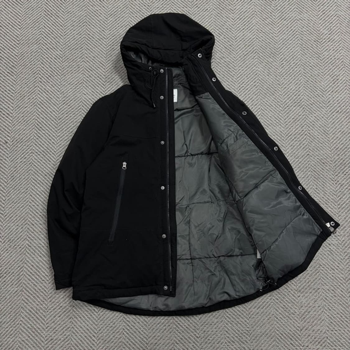 코엔 베이직 후드 패딩 v1756 상품이미지5