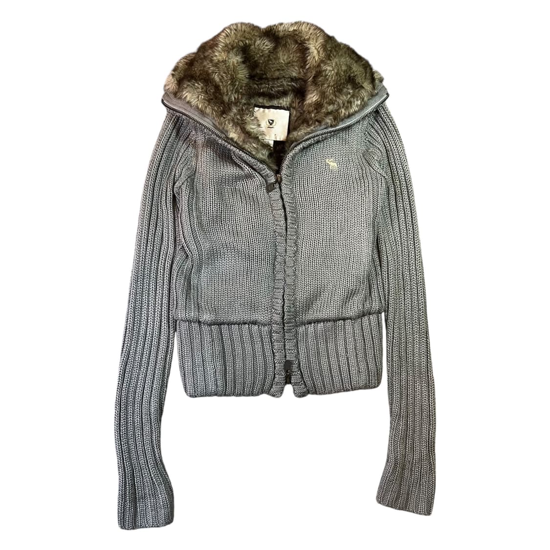 아베크롬비 투웨이 우먼 울프조 니트 집업 상품이미지1