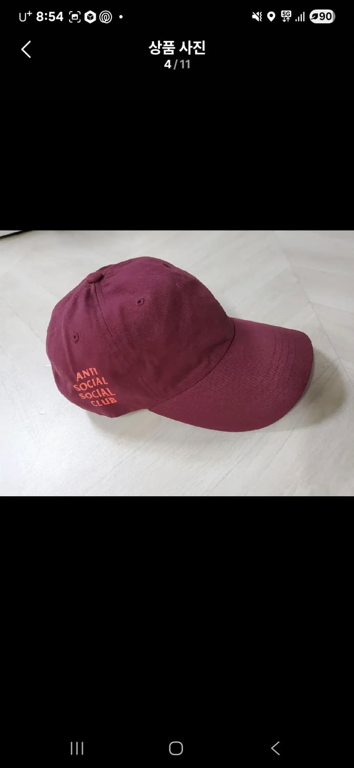 미사용 안티소셜소셜클럽 볼캡 weird cap 상품이미지3
