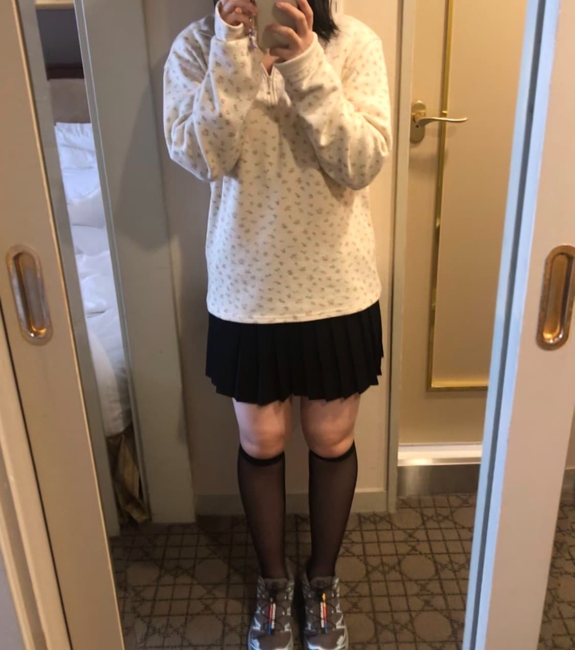 Kapital 와플 저지 스몰 플라워집업 상품이미지2