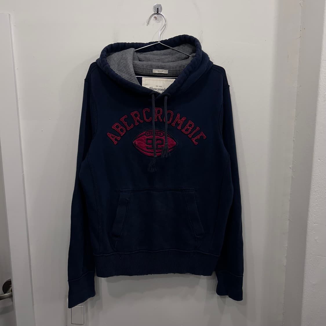 아베크롬비 머슬핏 자수로고 헤비코튼 후드티 상품이미지2