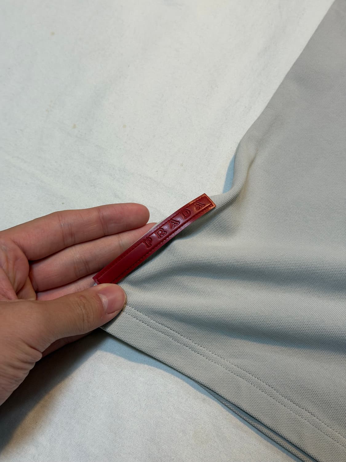 90s 프라다 스포츠 아카이브 어깨 지퍼 테크니컬 티셔츠 상품이미지2