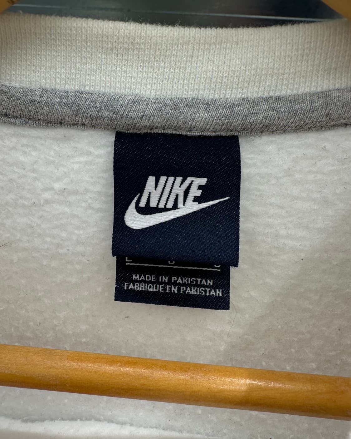 (L)나이키 화이트 맨투맨-M1530 상품이미지5