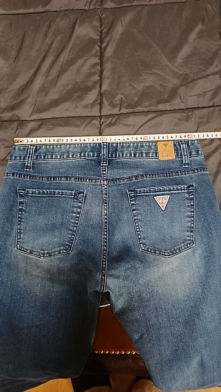 게스 슬림스판청바지 32인치 기장102 상품이미지5