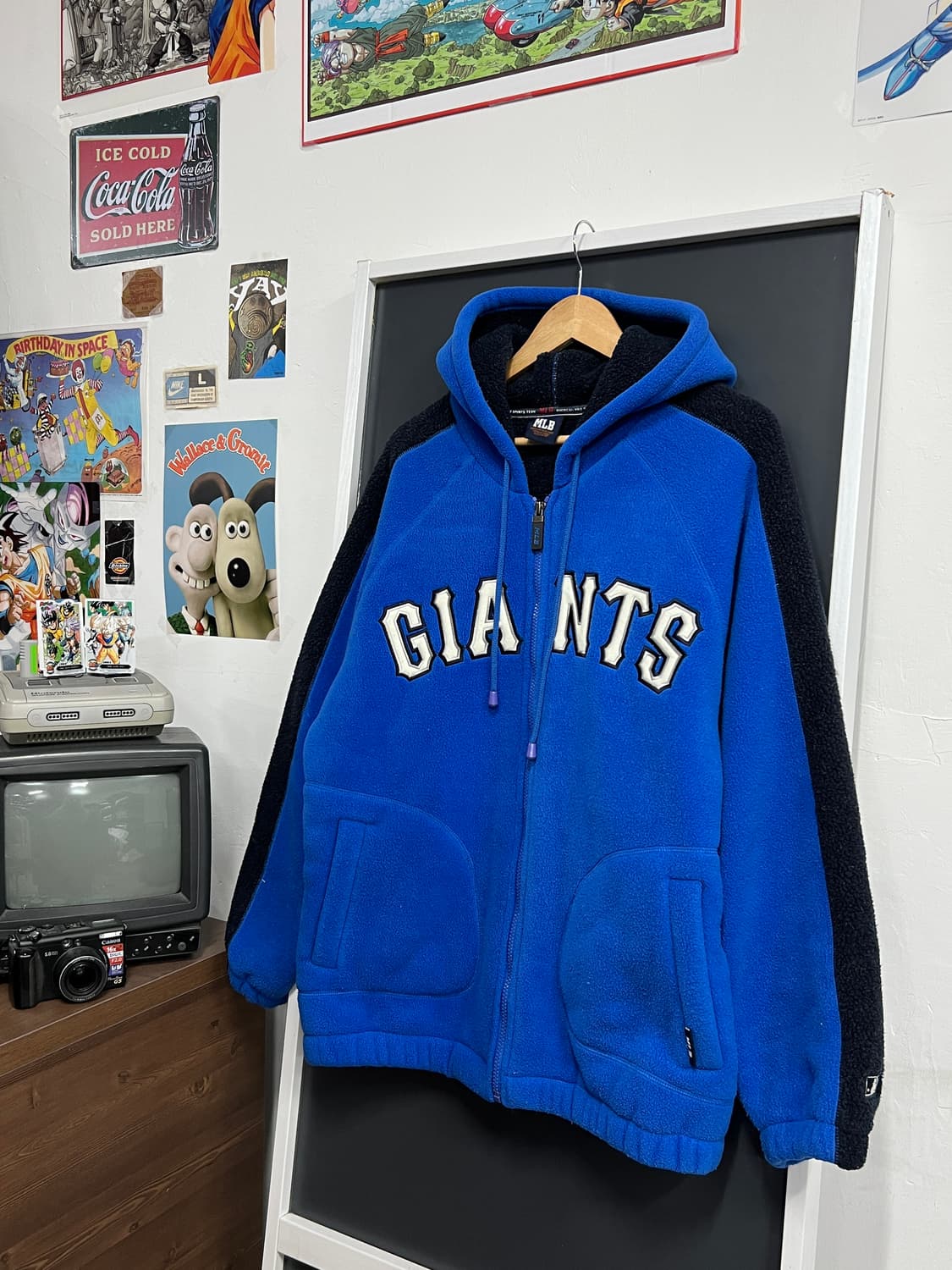 00's MLB 샌프라시스코 자이언츠 후리스 풀 후드집업 상품이미지1