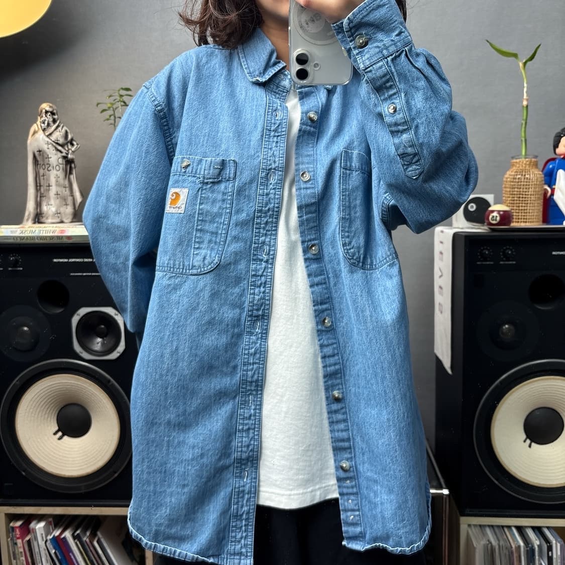 칼하트 데님셔츠 상품이미지1