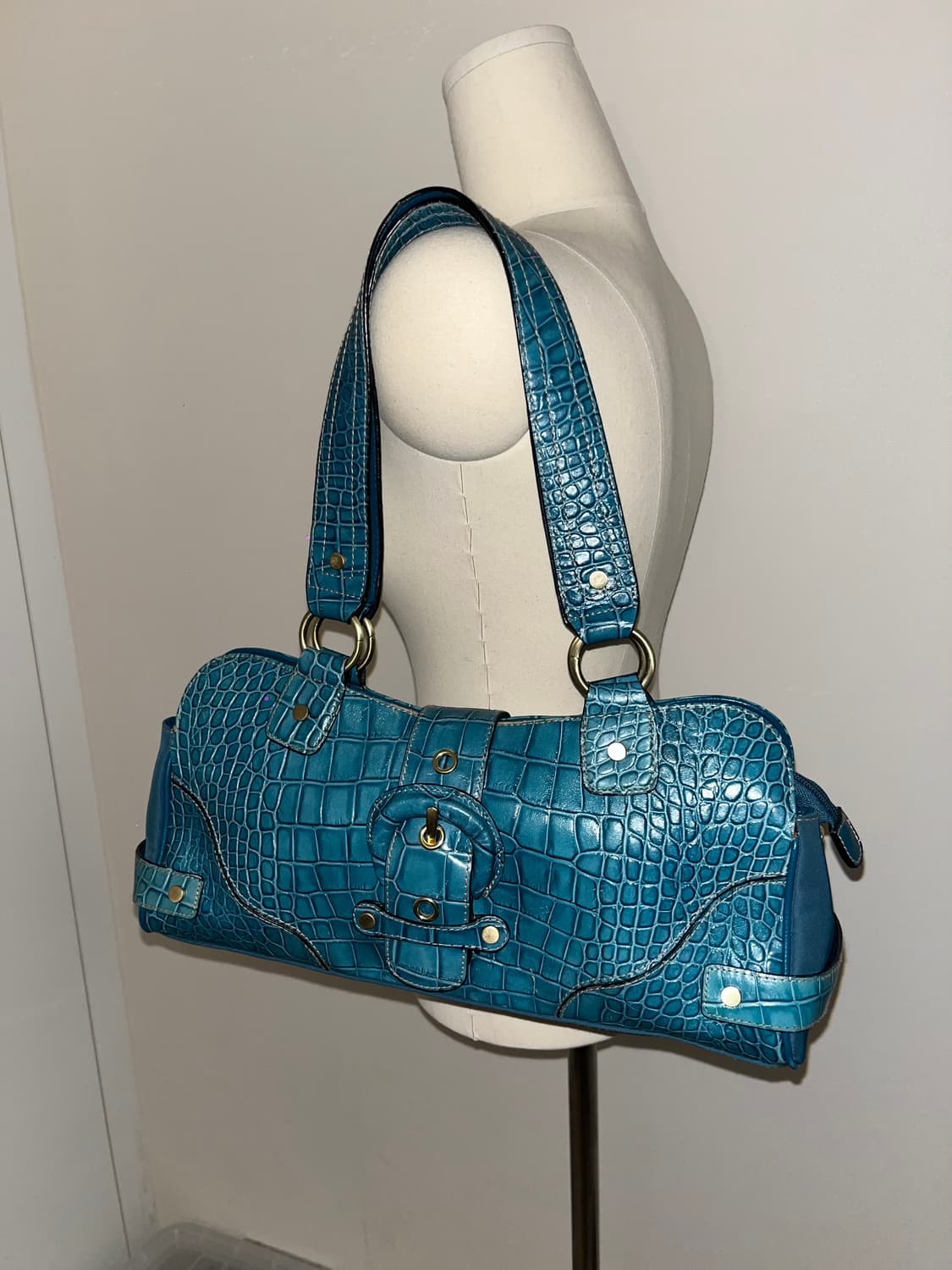 wilsons leather blue shoulder bag 상품이미지2