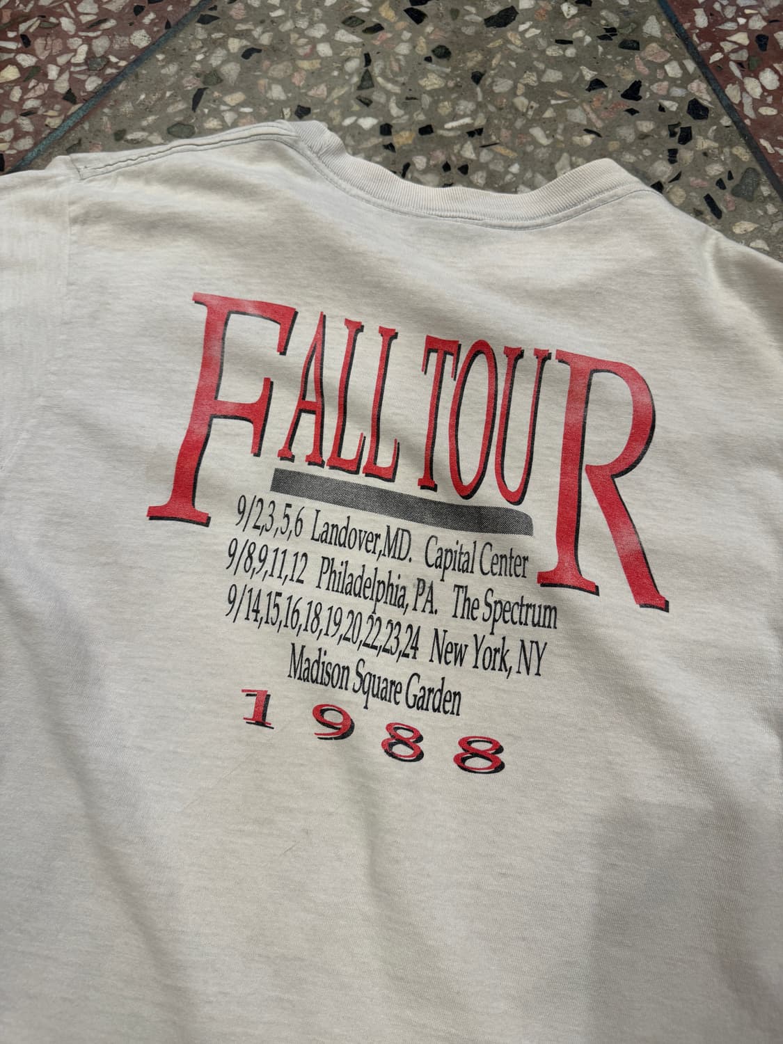 80s 그레이트풀 데드 Fall Tour 티셔츠 (L) 상품이미지7