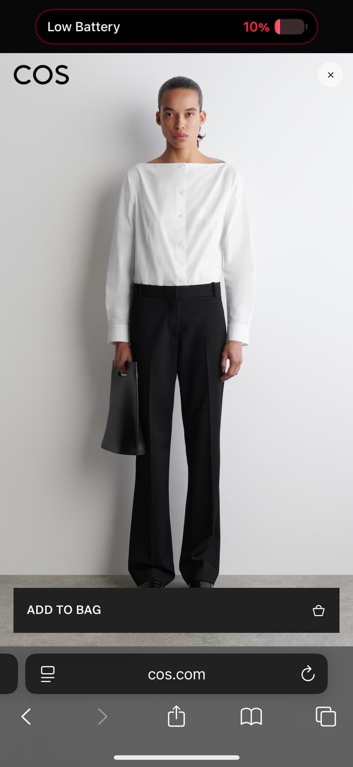 Cos 화이트 블라우스 34 상품이미지2