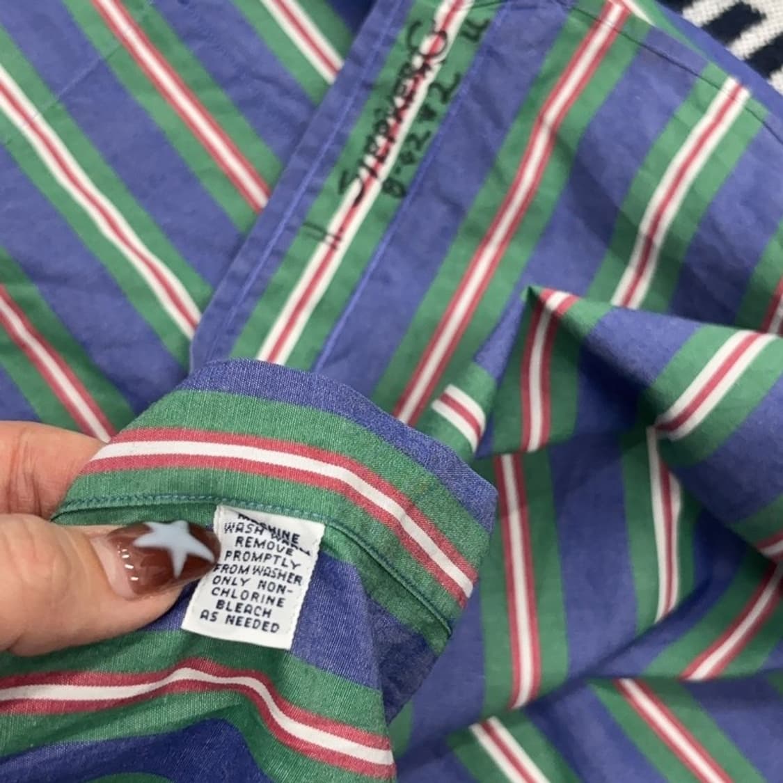 폴로 랄프로렌 골프 틸든 스트라이프 반팔 셔츠 L P00066 상품이미지4